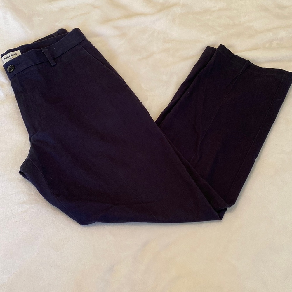 Navy Straight Fit Dockers